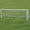 Jaypro Official Portable Soccer Goal, 8 X 24 Feet, Aluminum, White, 1 Pair -Physical Education Resources shop 010996 AA ecommfullsize