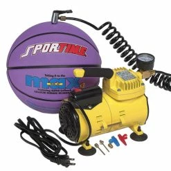 Sportime Mini Electric Air Inflator, Yellow