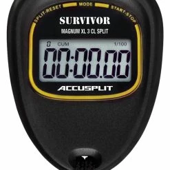 Accusplit S3CL Survivor III Stop Watch, Black