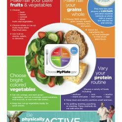 Visualz 2-Sided, Active My Plate Handout, 8-1/2 X 11 Inches