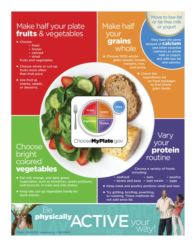 Visualz 2-Sided, Active My Plate Handout, 8-1/2 X 11 Inches 3 Visualz 2-Sided, Active My Plate Handout, 8-1/2 X 11 Inches