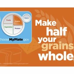 Visualz MyPlate Static Cling Set, 4 In L X 6 In W, Set Of 10 -Physical Education Resources shop 1492313 B ecommfullsize