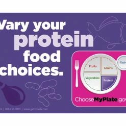 Visualz MyPlate Static Cling Set, 4 In L X 6 In W, Set Of 10 -Physical Education Resources shop 1492313 C ecommfullsize