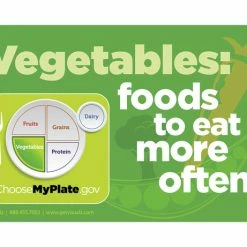 Visualz MyPlate Static Cling Set, 4 In L X 6 In W, Set Of 10 -Physical Education Resources shop 1492313 F ecommfullsize