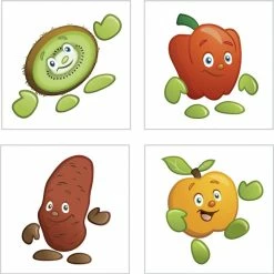 Visualz Garden Heroes Temporary Tattoos