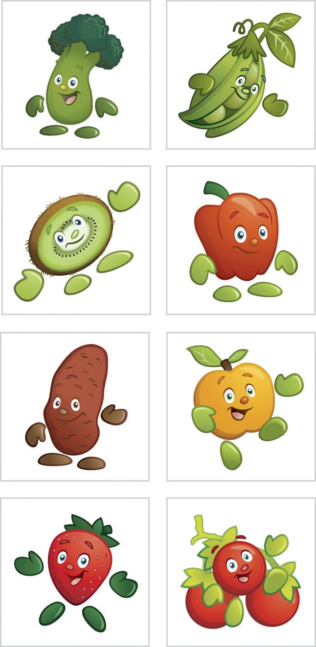 Visualz Garden Heroes Temporary Tattoos 3 Visualz Garden Heroes Temporary Tattoos