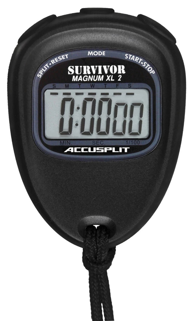 Accusplit Survivor 2 Series Stopwatch, Black 3 Accusplit Survivor 2 Series Stopwatch, Black