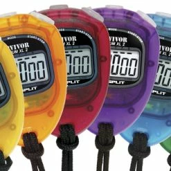Accusplit Survivor 2 Series Stopwatch Set Of 6 Translucent Colors