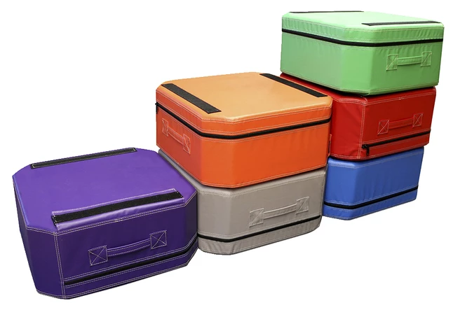 UCS INC Plyomentry Plyo Boxes, Assorted Colors, Set Of 6 3 UCS INC Plyomentry Plyo Boxes, Assorted Colors, Set Of 6