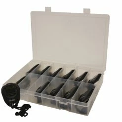 Robic 2 Split Memory Stopwatches, Pack Of 12 With Case