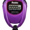 Robic SC-429 Water Resistant All Purpose Stopwatch, Purple