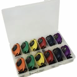 Robic SC-429 Water Resistant All Purpose Stopwatches With Case, Set Of 12