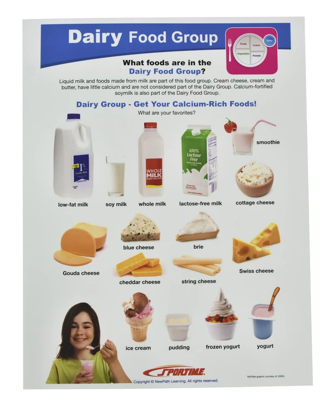 Sportime MyPlate Food & Nutrition Visual Learning Guides, Grade 1 To 4, Set Of 10 5 Sportime MyPlate Food & Nutrition Visual Learning Guides, Grade 1 To 4, Set Of 10 - Image 3