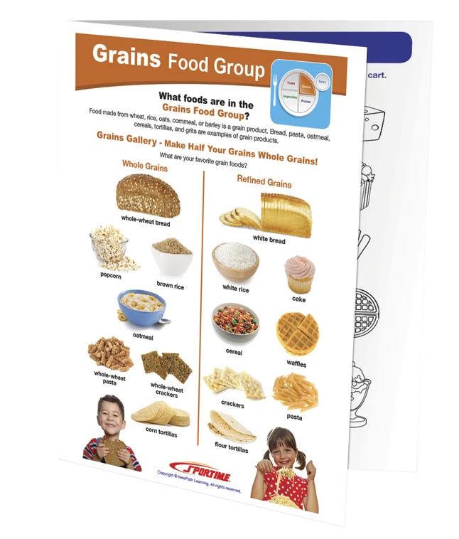 Sportime Grains Food Group Visual Learning Guide, 4 Pages, Grades 1 To 4 5 Sportime Grains Food Group Visual Learning Guide, 4 Pages, Grades 1 To 4 - Image 3