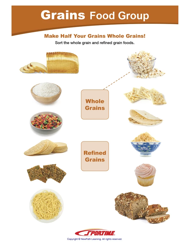 Sportime Grains Food Group Visual Learning Guide, 4 Pages, Grades 1 To 4 7 Sportime Grains Food Group Visual Learning Guide, 4 Pages, Grades 1 To 4 - Image 5
