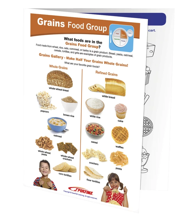 Sportime Grains Food Group Visual Learning Guide, 4 Pages, Grades 1 To 4 4 Sportime Grains Food Group Visual Learning Guide, 4 Pages, Grades 1 To 4 - Image 2