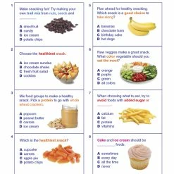 Sportime Healthy Snacking Visual Learning Guide, 4 Pages, Grades 1 To 4 -Physical Education Resources shop 2013499 E ecommfullsize