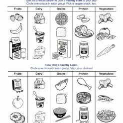 Sportime Food Nutrients Visual Learning Guide, 4 Pages, Grades 5 To 9 -Physical Education Resources shop 2013502 D ecommfullsize