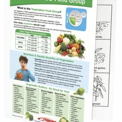 Sportime Vegetables Food Group Visual Learning Guide, 4 Pages, Grades 5 To 9