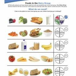 Sportime Dairy Food Group Visual Learning Guide, 4 Pages, Grades 5 To 9 -Physical Education Resources shop 2013507 C ecommfullsize