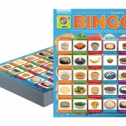 Visualz Healthy Food For A Healthy You Bingo, Set Of 30