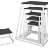 Legend Sports Legend Fitness Advanced Plyo Box Set, Assorted Sizes, Silver, Set Of 6 -Physical Education Resources shop 2023464 A ecommfullsize