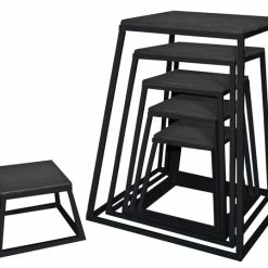 Legend Sports Legend Fitness Advanced Plyo Box Set, Assorted Sizes, Black, Set Of 6