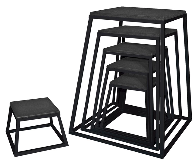 Legend Sports Legend Fitness Advanced Plyo Box Set, Assorted Sizes, Black, Set Of 6 3 Legend Sports Legend Fitness Advanced Plyo Box Set, Assorted Sizes, Black, Set Of 6