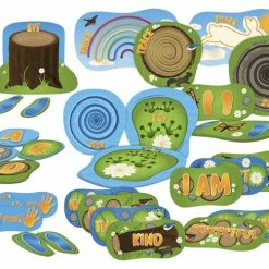 Visualz Nature Walk Sensory Pathway Complete Set, 62 Decals