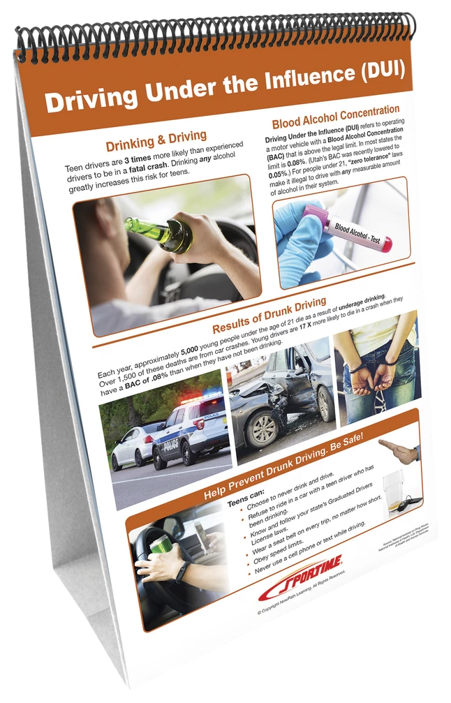 Sportime Alcohol Abuse And Addiction Flip Chart Set, Grades 5 To 12 5 Sportime Alcohol Abuse And Addiction Flip Chart Set, Grades 5 To 12 - Image 3