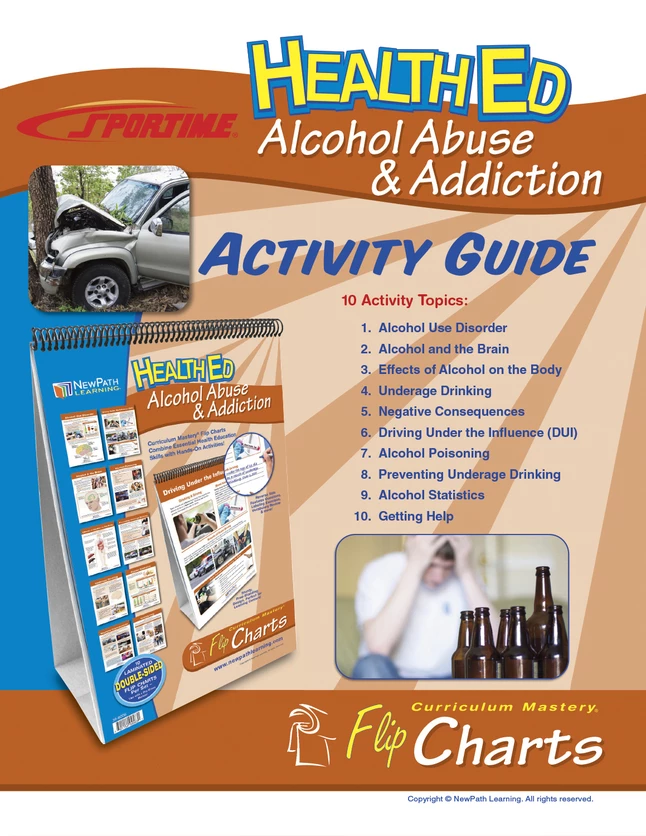 Sportime Alcohol Abuse And Addiction Flip Chart Set, Grades 5 To 12 6 Sportime Alcohol Abuse And Addiction Flip Chart Set, Grades 5 To 12 - Image 4