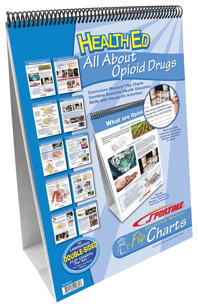Sportime All About Opioid Drugs Flip Chart Set, Grades 5 To 12 6 Sportime All About Opioid Drugs Flip Chart Set, Grades 5 To 12 - Image 4
