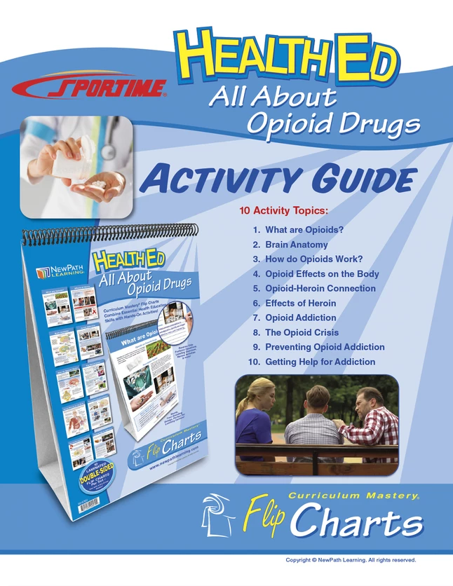 Sportime All About Opioid Drugs Flip Chart Set, Grades 5 To 12 4 Sportime All About Opioid Drugs Flip Chart Set, Grades 5 To 12 - Image 2
