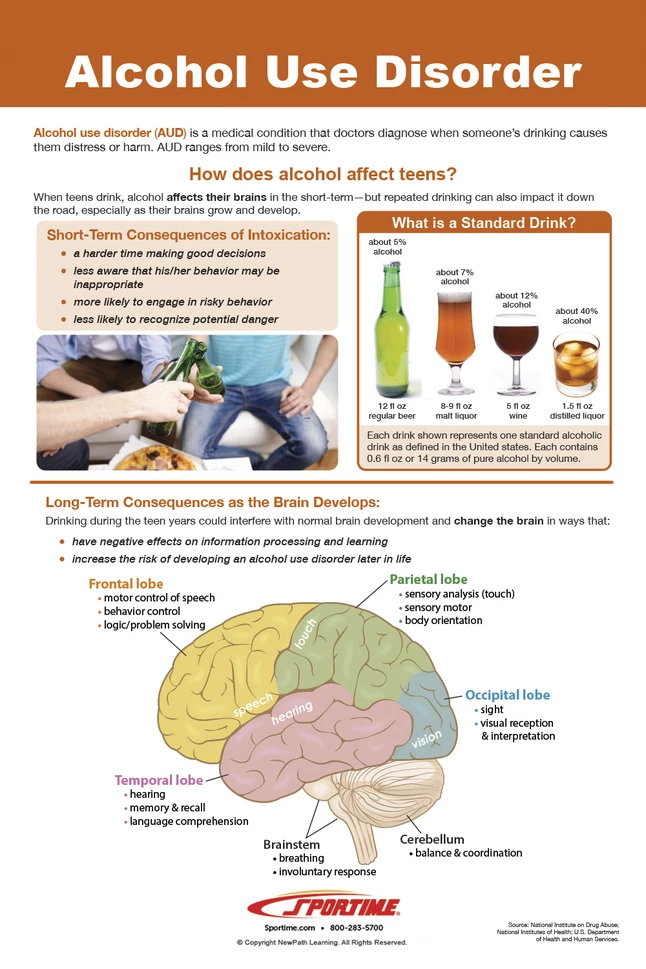 Sportime Alcohol Abuse And Addiction Bulletin Board Charts, Set Of 7, Grades 5 To 12 4 Sportime Alcohol Abuse And Addiction Bulletin Board Charts, Set Of 7, Grades 5 To 12 - Image 2