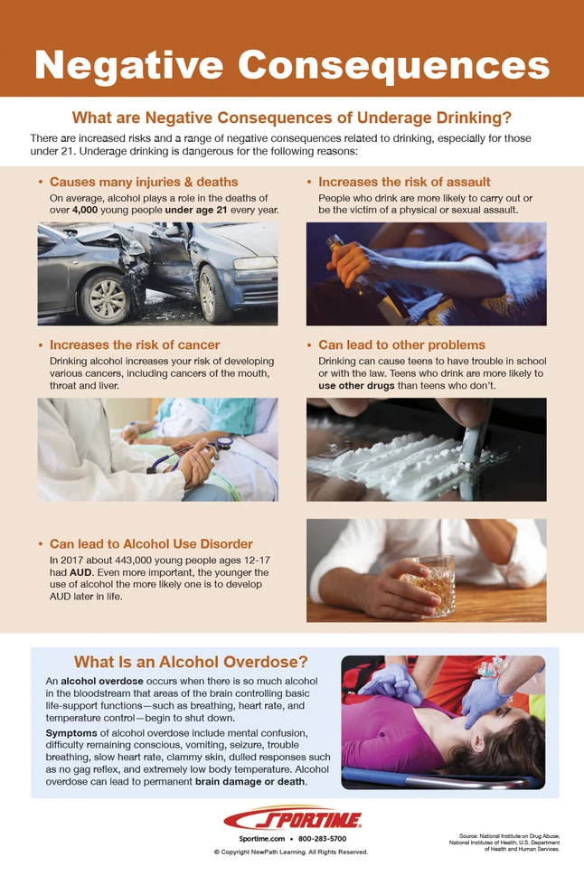 Sportime Alcohol Abuse And Addiction Bulletin Board Charts, Set Of 7, Grades 5 To 12 7 Sportime Alcohol Abuse And Addiction Bulletin Board Charts, Set Of 7, Grades 5 To 12 - Image 5