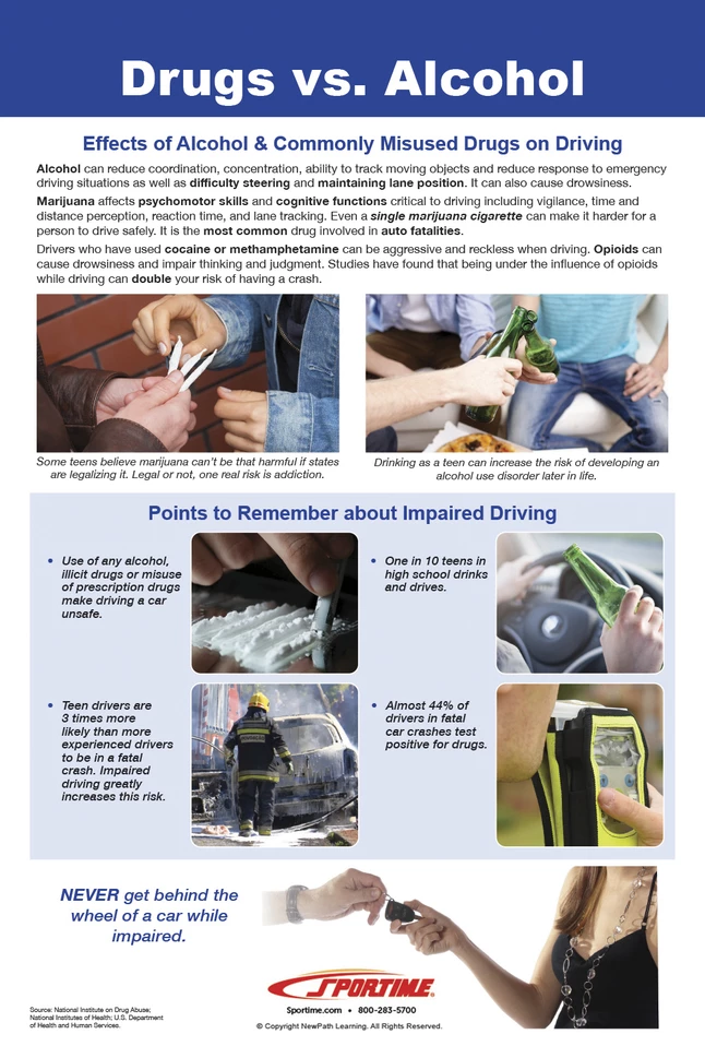 Sportime Impaired Driving Bulletin Board Charts, Set Of 8, Grades 5 To 12 5 Sportime Impaired Driving Bulletin Board Charts, Set Of 8, Grades 5 To 12 - Image 3