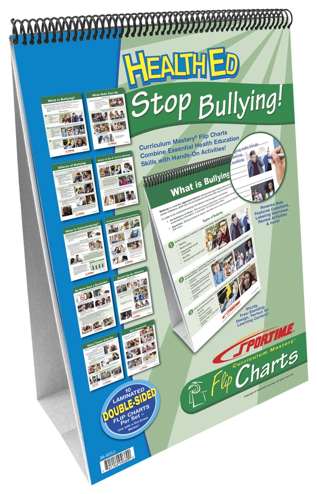 Sportime Stop Bullying! Flip Chart Set, Grades 5 To 12 3 Sportime Stop Bullying! Flip Chart Set, Grades 5 To 12